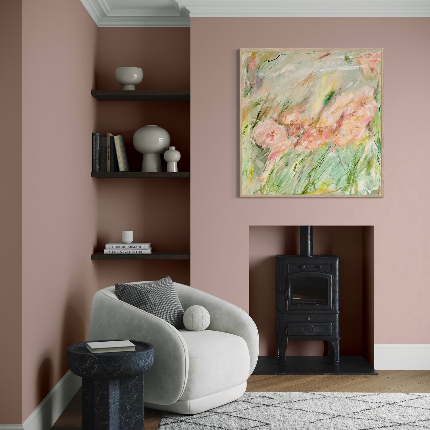 Peach Breeze - Print On Fine Art Paper