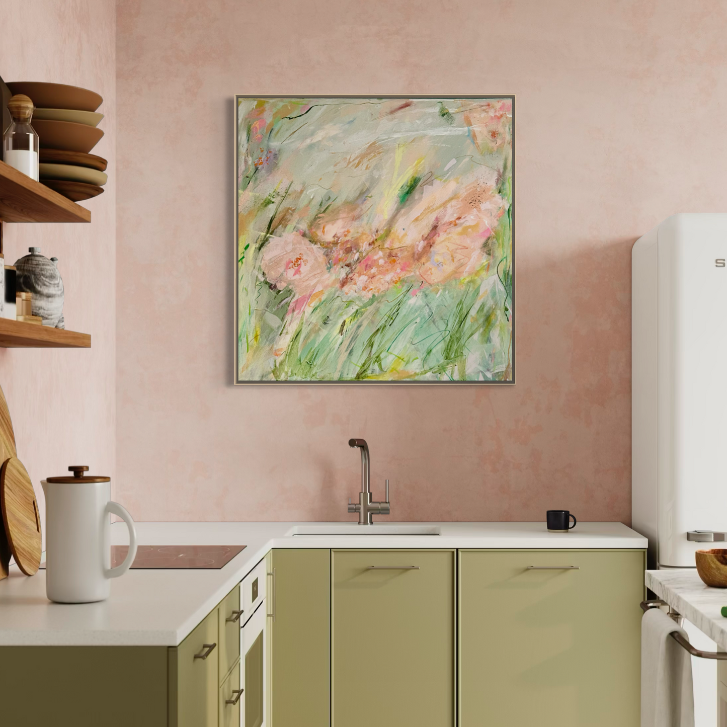 Peach Breeze - Print On Fine Art Paper