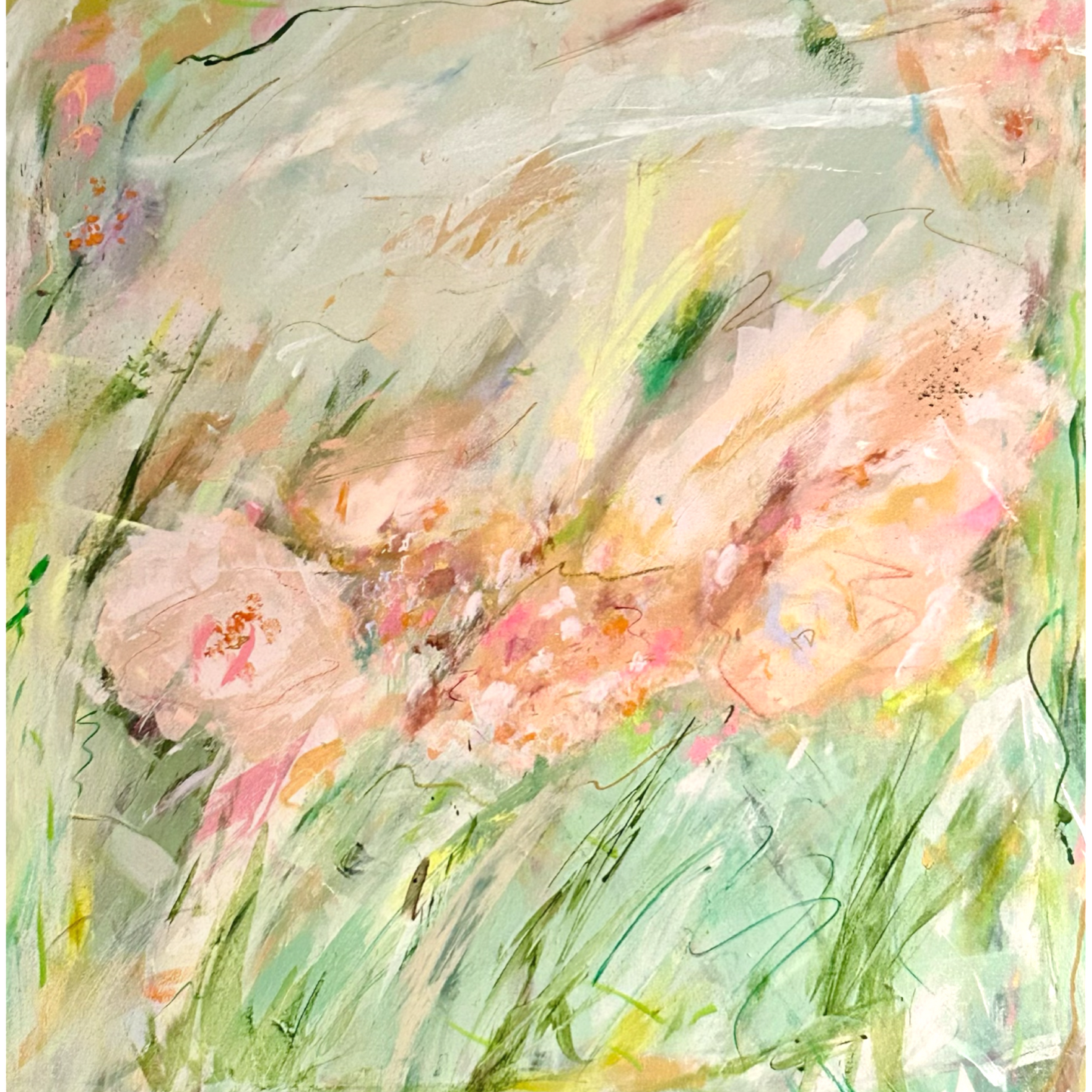 Peach Breeze - Print On Fine Art Paper
